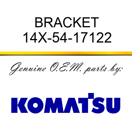 BRACKET 14X-54-17122