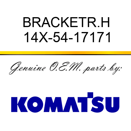 BRACKET,R.H 14X-54-17171