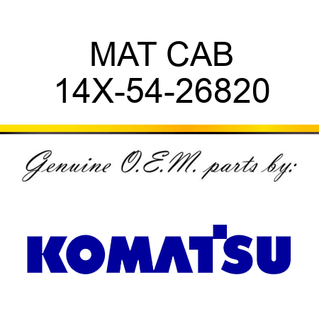 MAT, CAB 14X-54-26820
