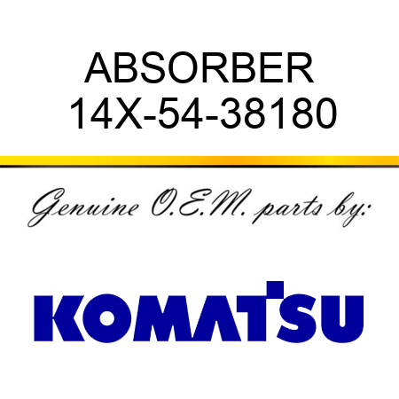 ABSORBER 14X-54-38180