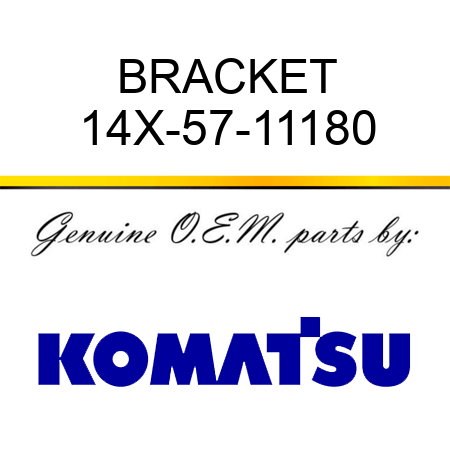BRACKET 14X-57-11180