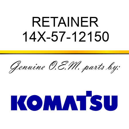 RETAINER 14X-57-12150