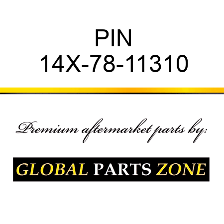 PIN 14X-78-11310