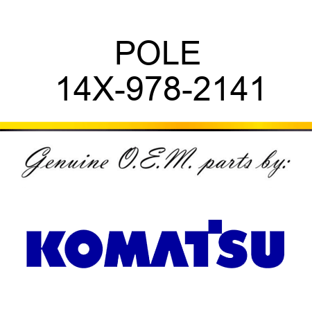 POLE 14X-978-2141