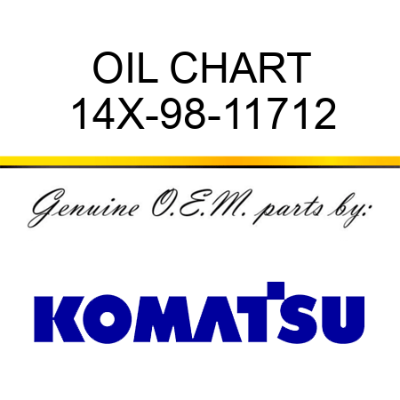 OIL CHART 14X-98-11712