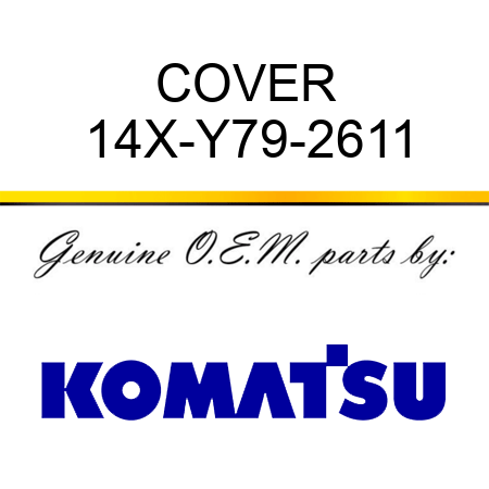 COVER 14X-Y79-2611
