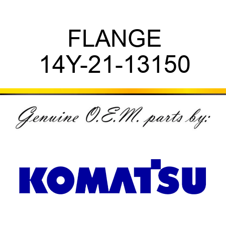 FLANGE 14Y-21-13150