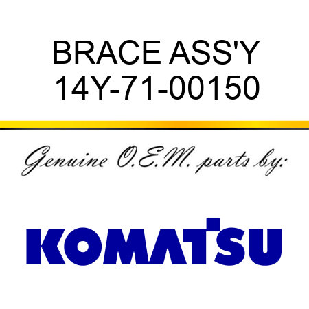 BRACE ASS'Y 14Y-71-00150