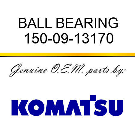 BALL BEARING 150-09-13170