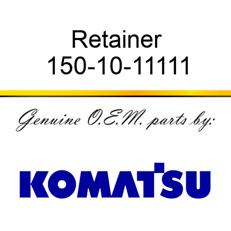 Retainer 150-10-11111