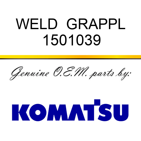 WELD  GRAPPL 1501039