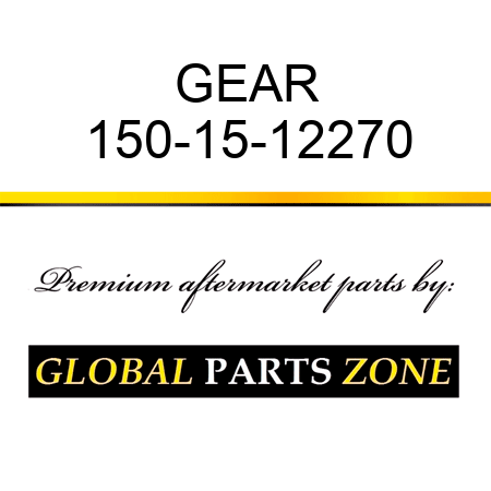 GEAR 150-15-12270