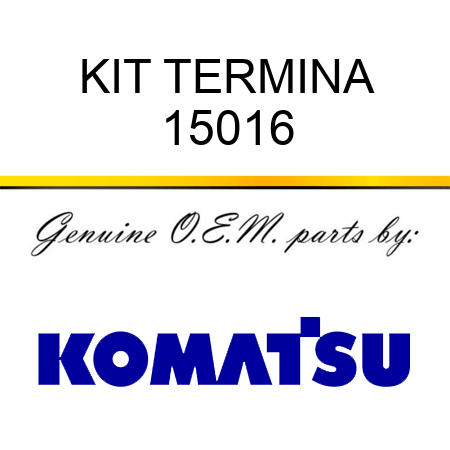 KIT, TERMINA 15016