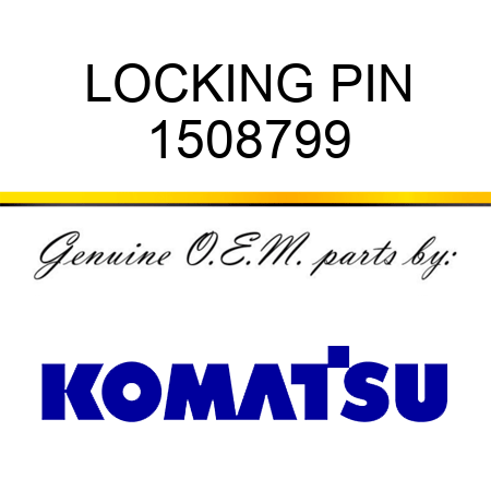 LOCKING PIN 1508799