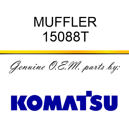 MUFFLER 15088T