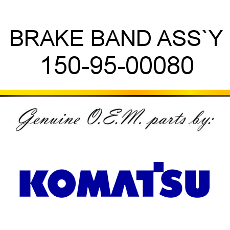 BRAKE BAND ASS`Y 150-95-00080