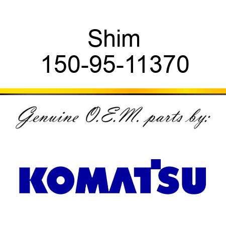 Shim 150-95-11370