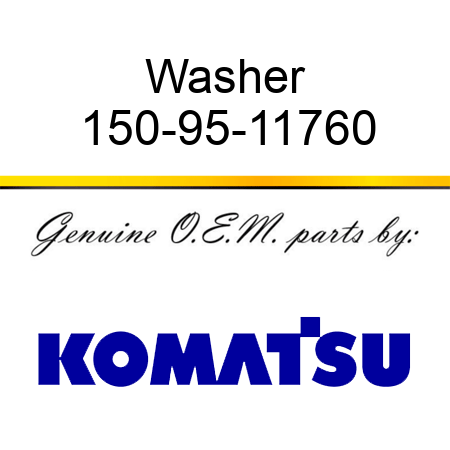 Washer 150-95-11760