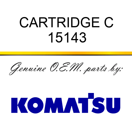 CARTRIDGE, C 15143