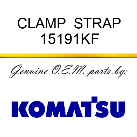 CLAMP  STRAP 15191KF