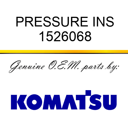PRESSURE INS 1526068