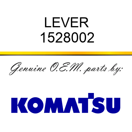 LEVER 1528002
