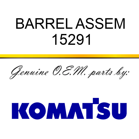 BARREL ASSEM 15291