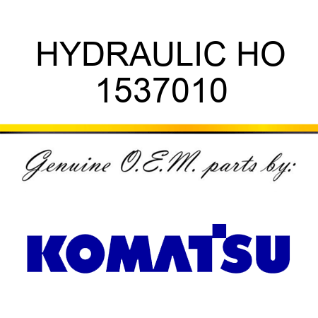 HYDRAULIC HO 1537010