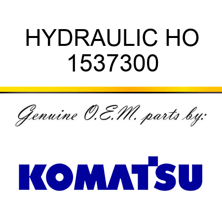 HYDRAULIC HO 1537300