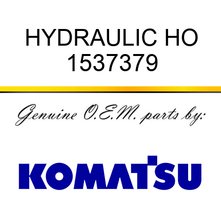 HYDRAULIC HO 1537379