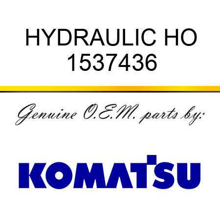 HYDRAULIC HO 1537436