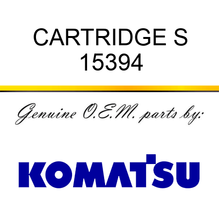 CARTRIDGE, S 15394