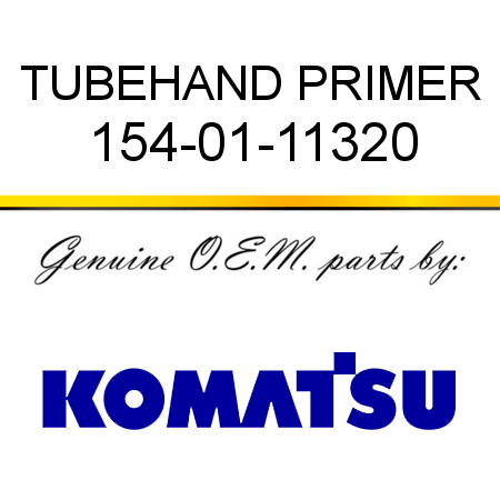 TUBE,HAND PRIMER 154-01-11320