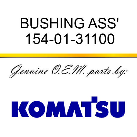 BUSHING ASS' 154-01-31100