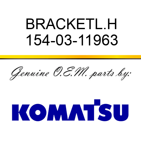 BRACKET,L.H 154-03-11963