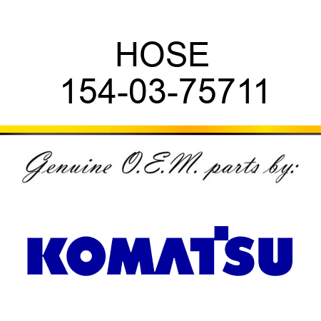 HOSE 154-03-75711