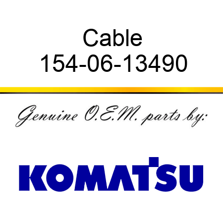 Cable 154-06-13490
