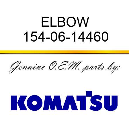 ELBOW 154-06-14460
