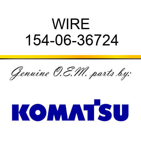 WIRE 154-06-36724