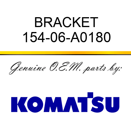 BRACKET 154-06-A0180