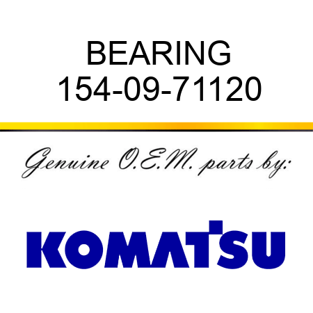 BEARING 154-09-71120