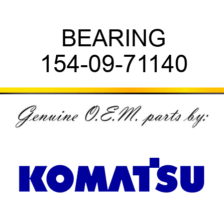 BEARING 154-09-71140