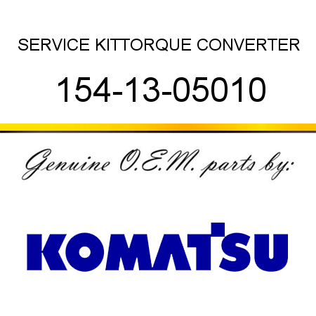 SERVICE KIT,TORQUE CONVERTER 154-13-05010