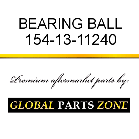 BEARING, BALL 154-13-11240