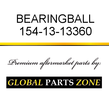 BEARING,BALL 154-13-13360