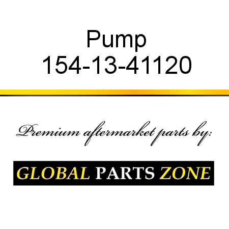 Pump 154-13-41120