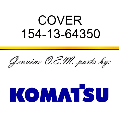 COVER 154-13-64350