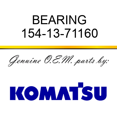 BEARING 154-13-71160