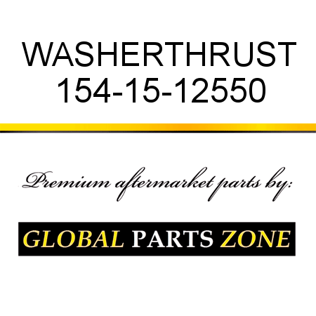 WASHER,THRUST 154-15-12550