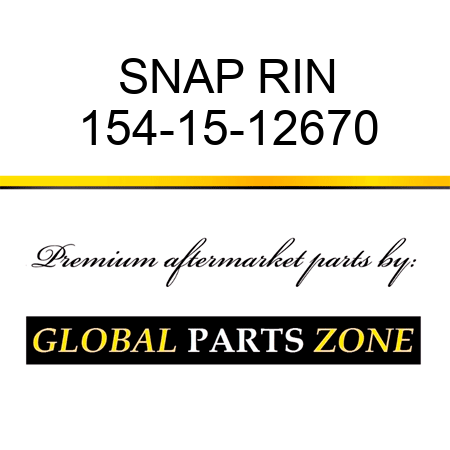 SNAP RIN 154-15-12670